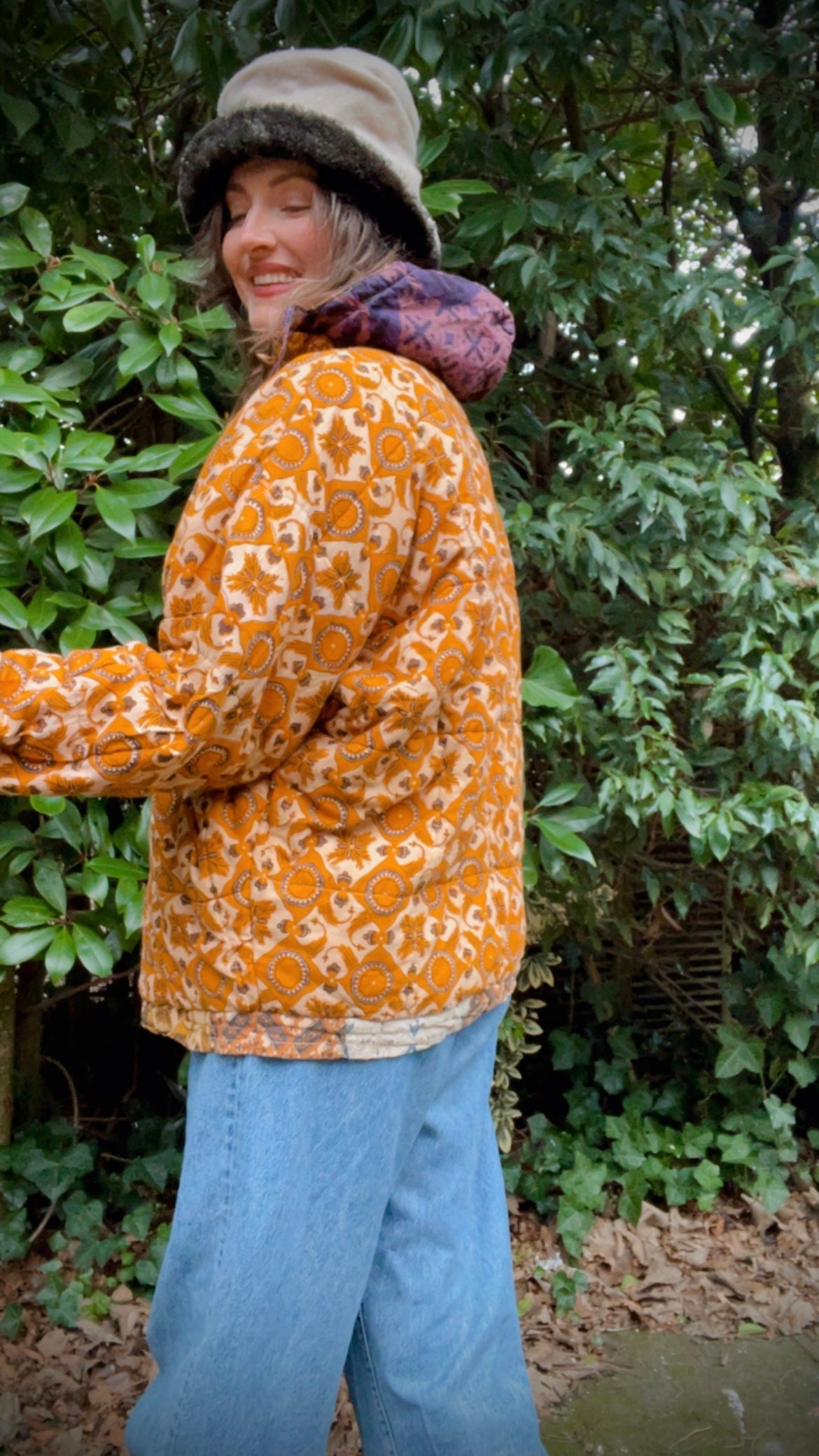 Reversible Batik Jacket