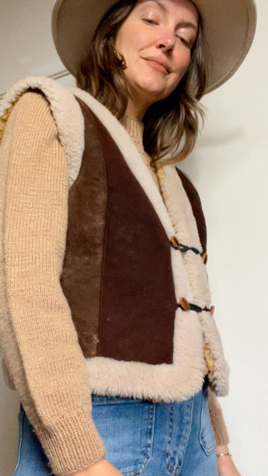 Shearling Waistcoat