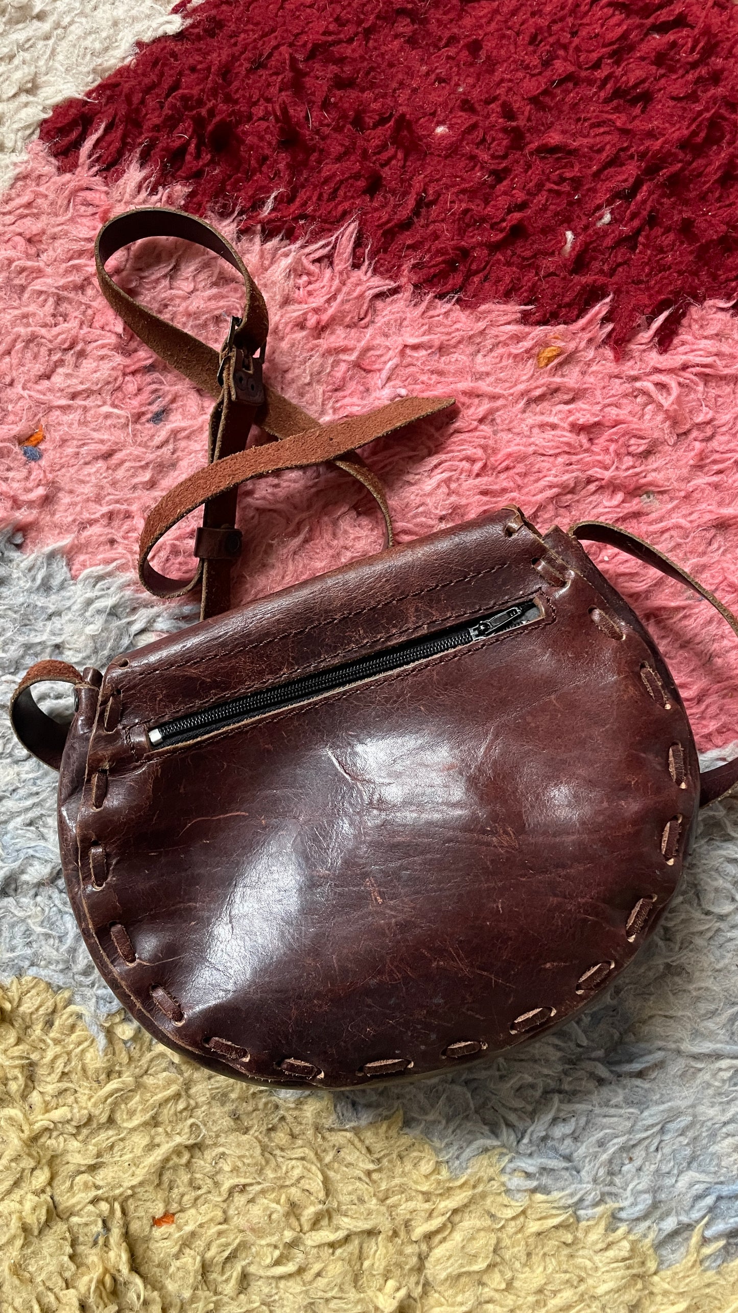 Huipil Leather Purse