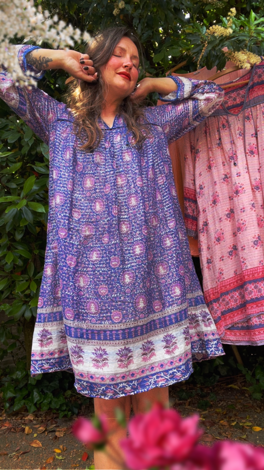 Gauze & Lurex Dress