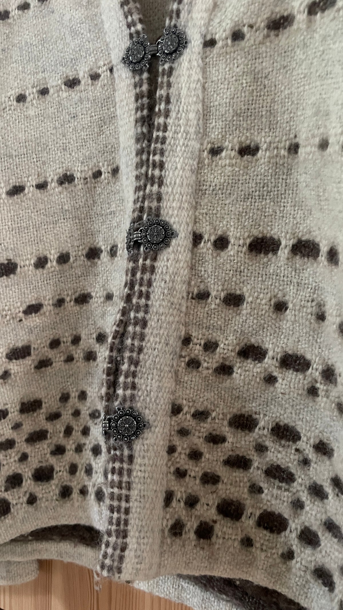 Neutral Wool Cardigan/ Jacket