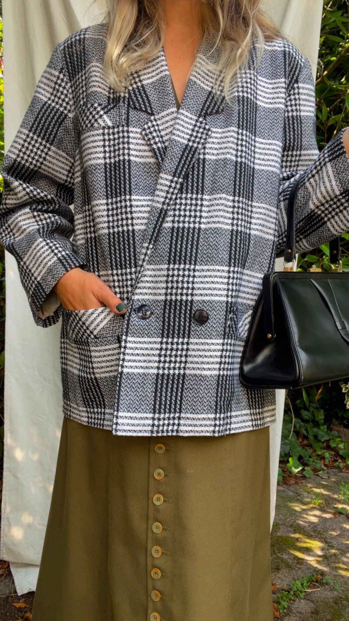 Checkered Blazer