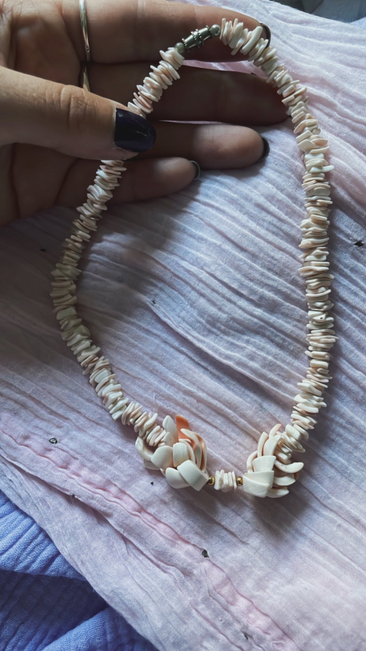 Shell necklaces