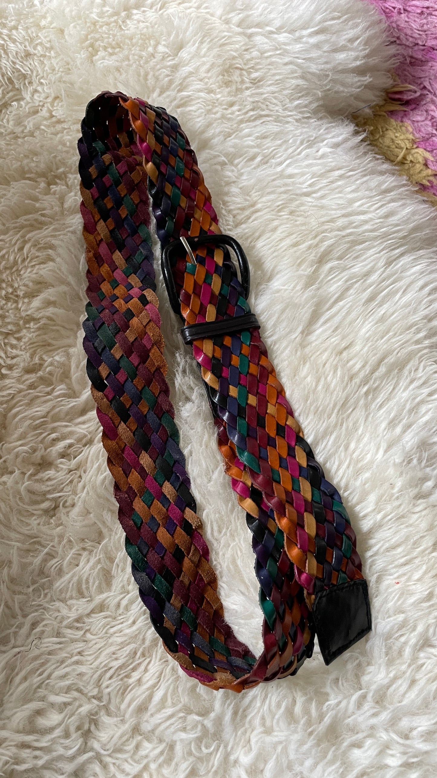 Colorful woven belt
