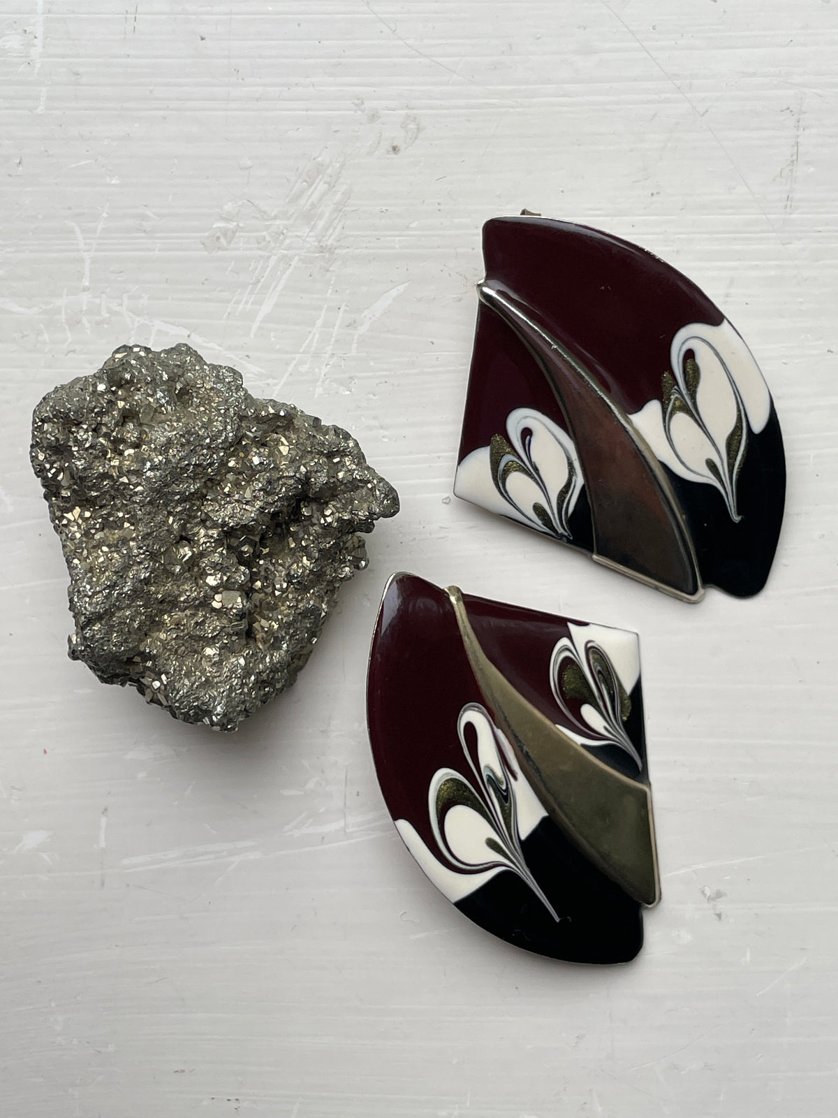 Enamel Earrings