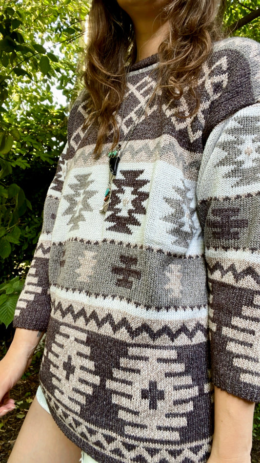 Fair Isle Pattern Jumper
