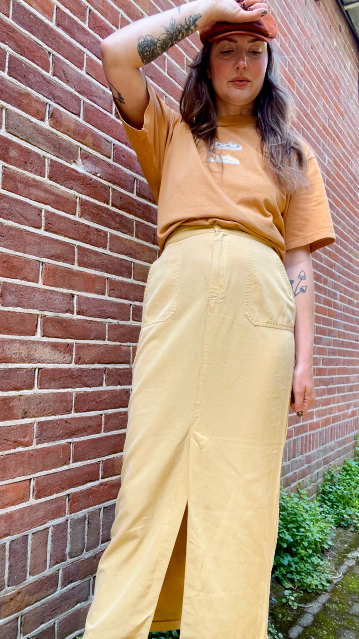 Worker Maxi Skirt