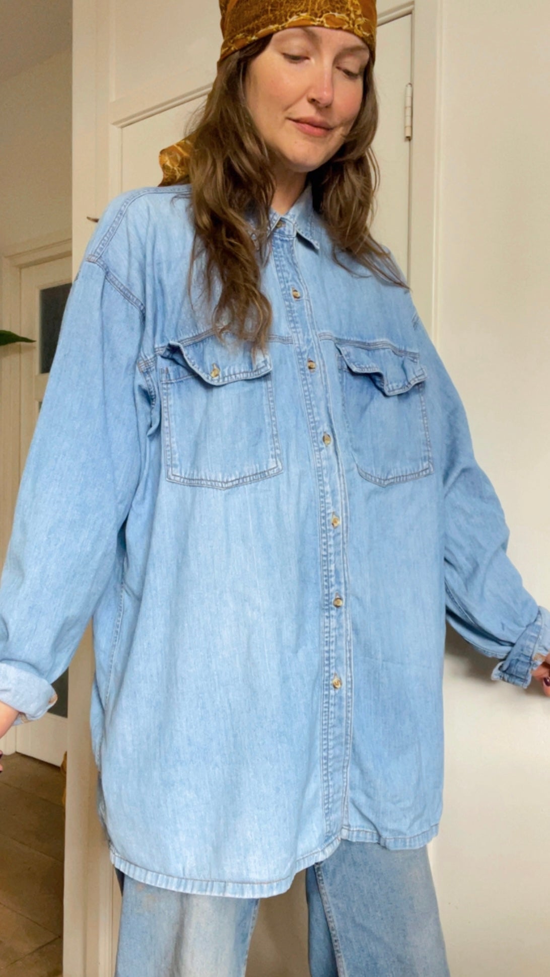 Oversized Denim Shirt