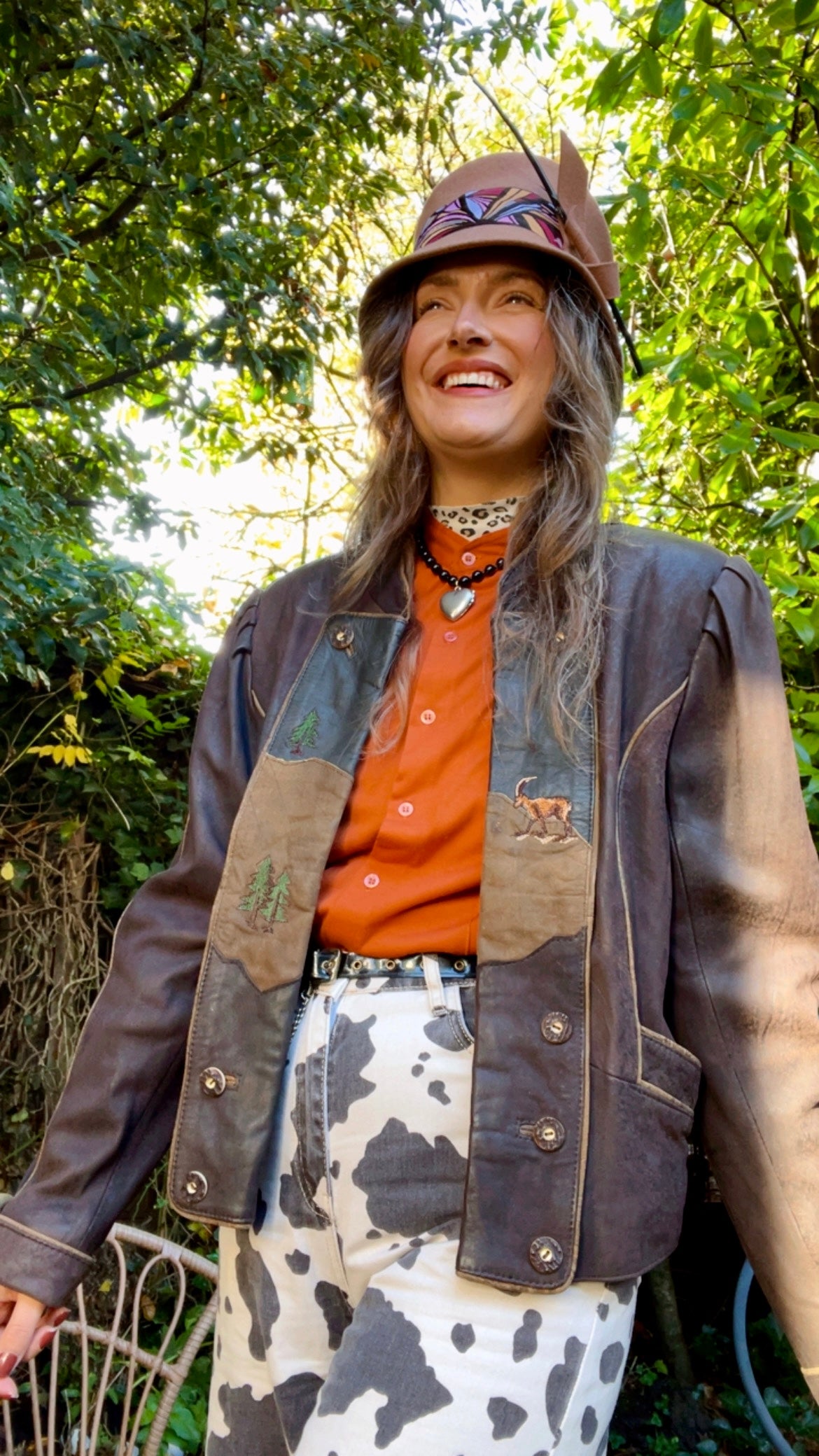 Leather Folklore Jacket