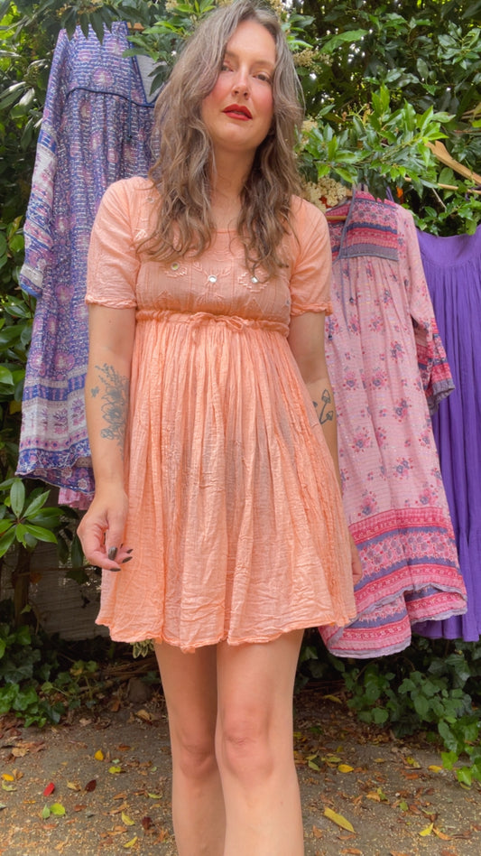 Gauze Mini Dress