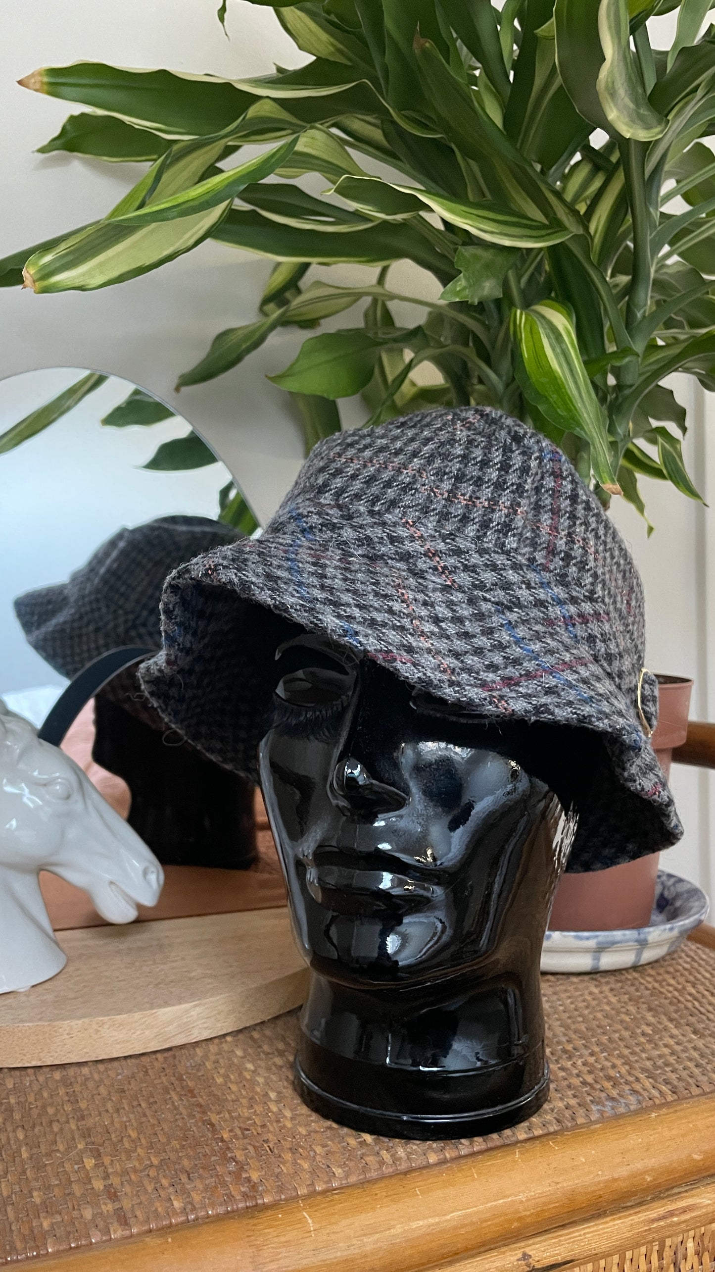 Checkered Bucket Hat