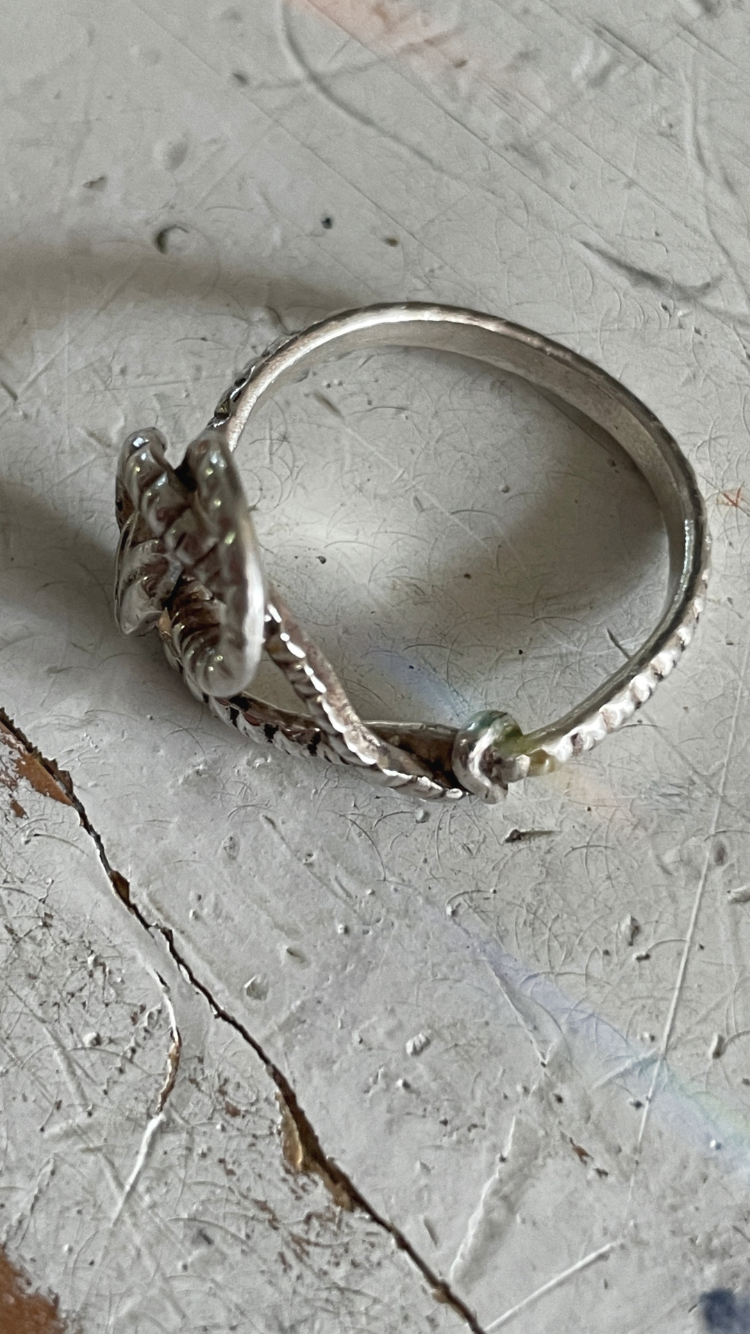Serpent Silver Ring