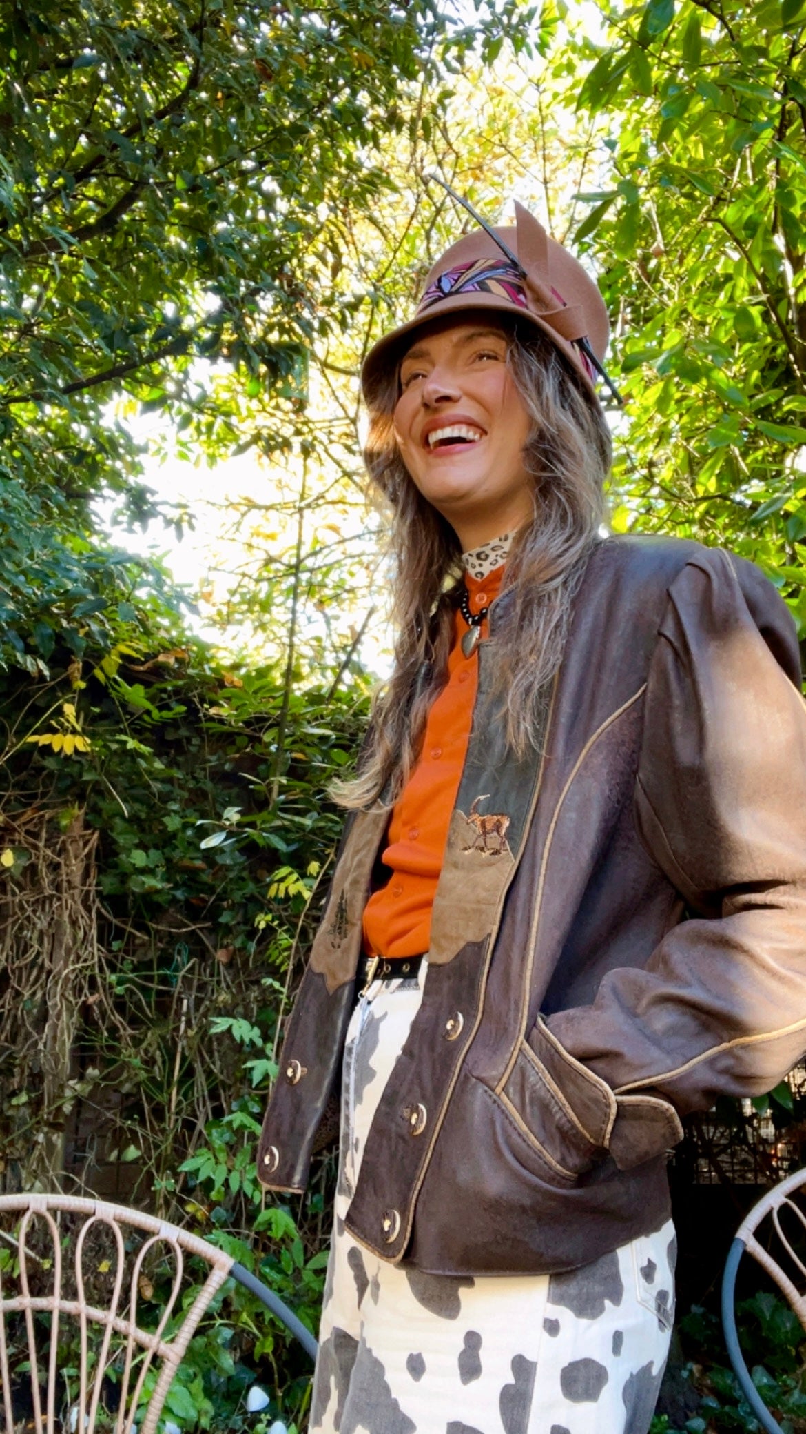 Leather Folklore Jacket