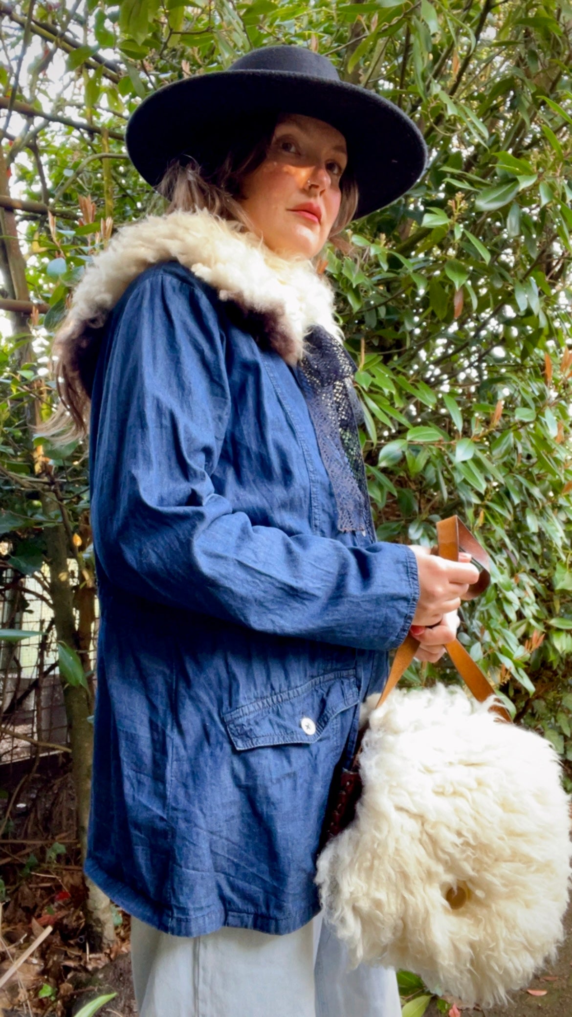 Reworked • Melange Shearling Collar