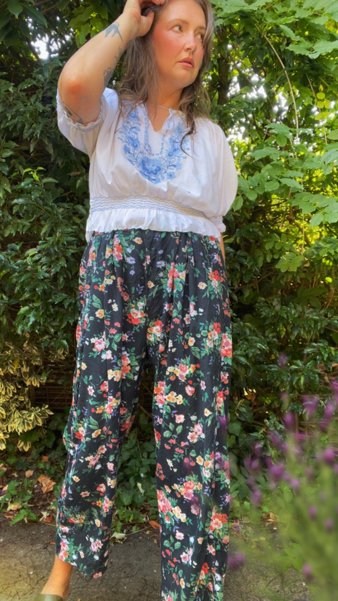 Floral Trousers