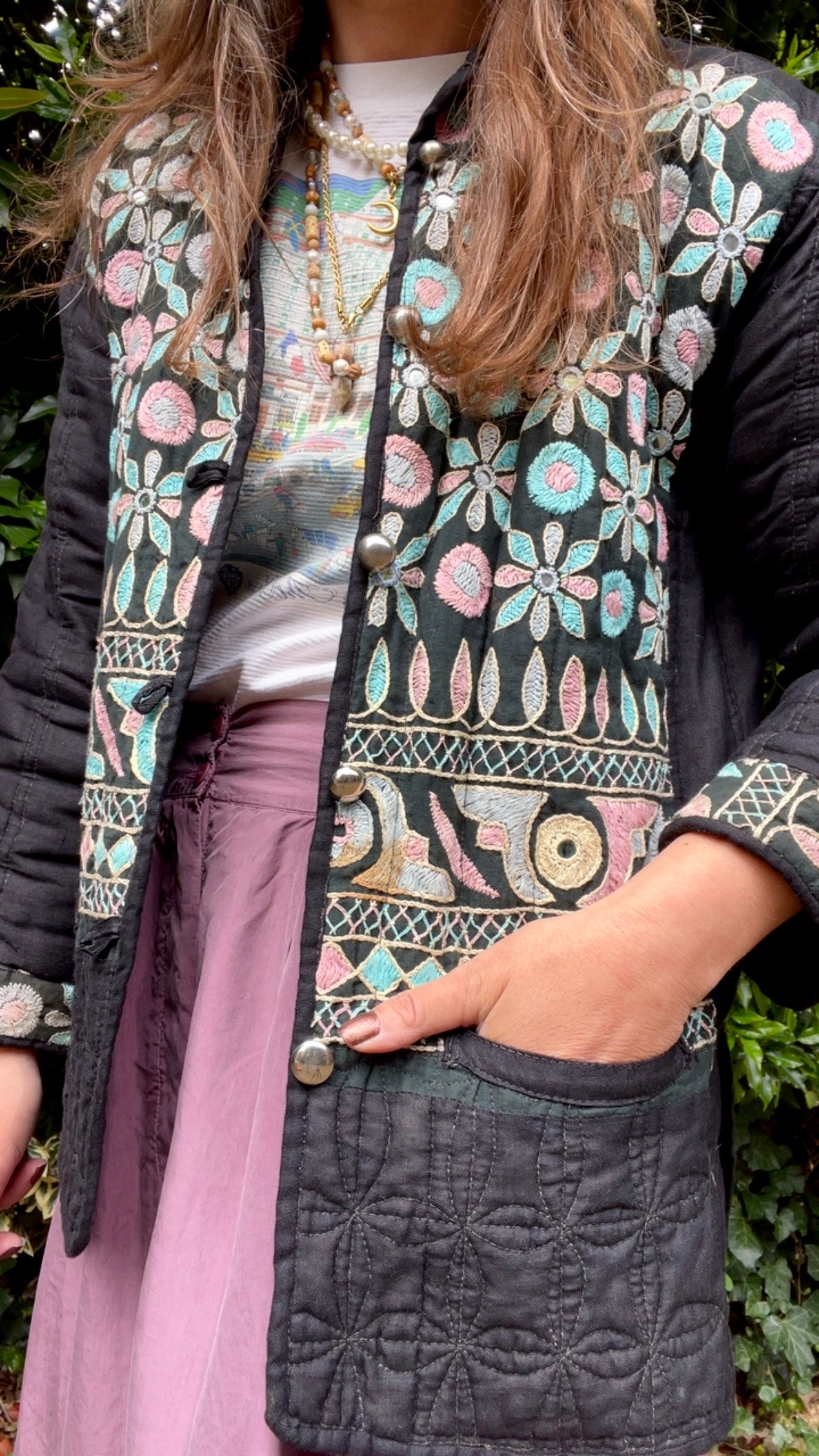 Suzani padded jacket