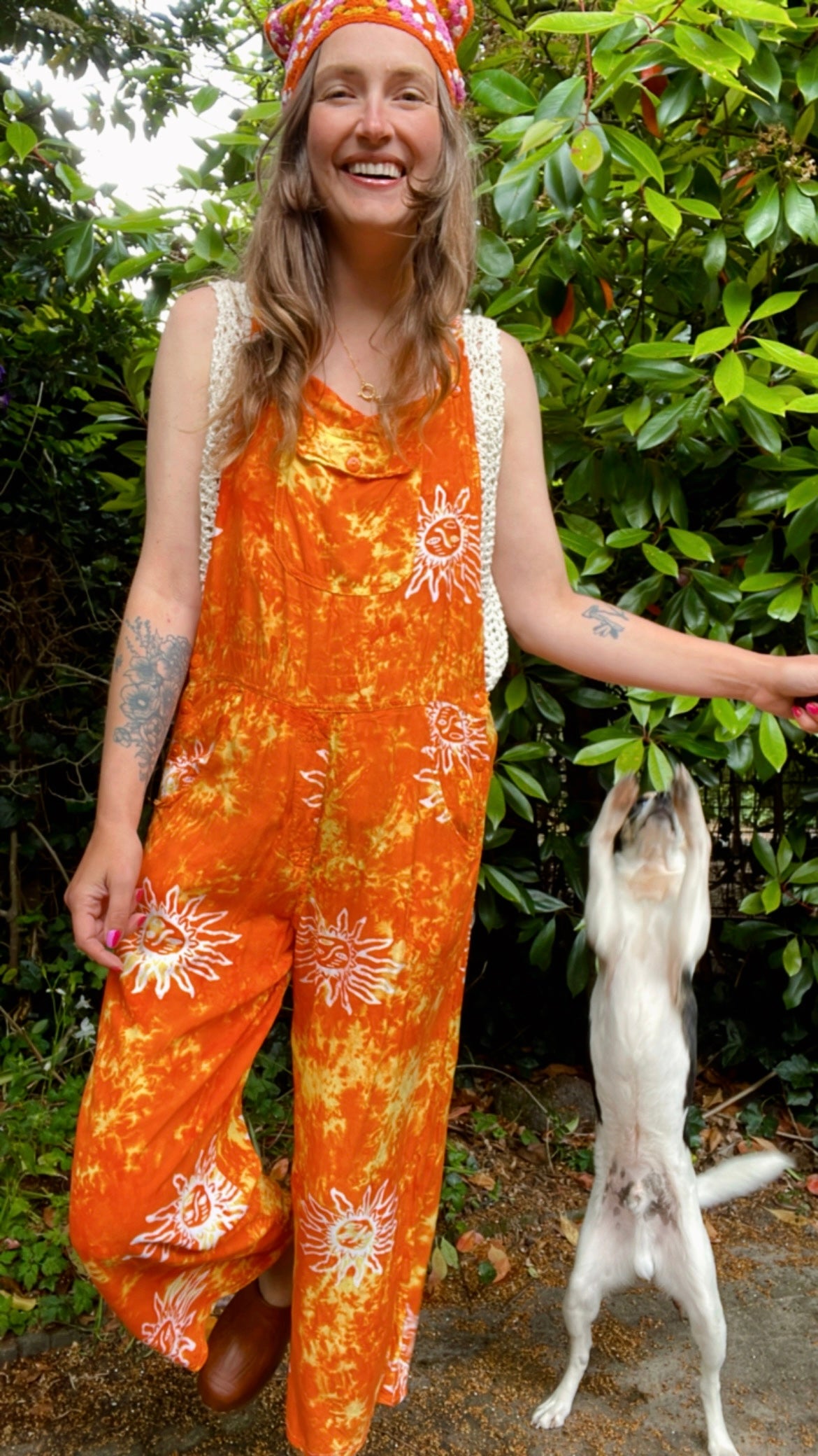 90s Sunny Dungarees