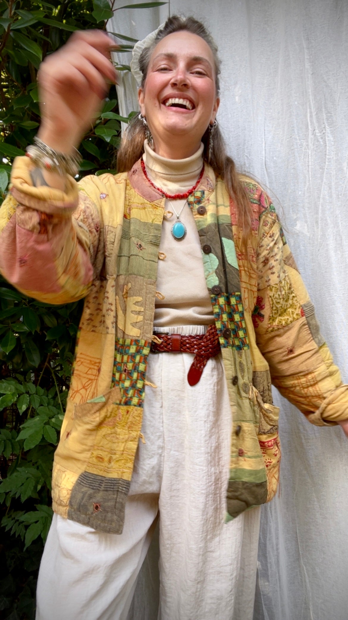 Patchwork Kantha Jacket