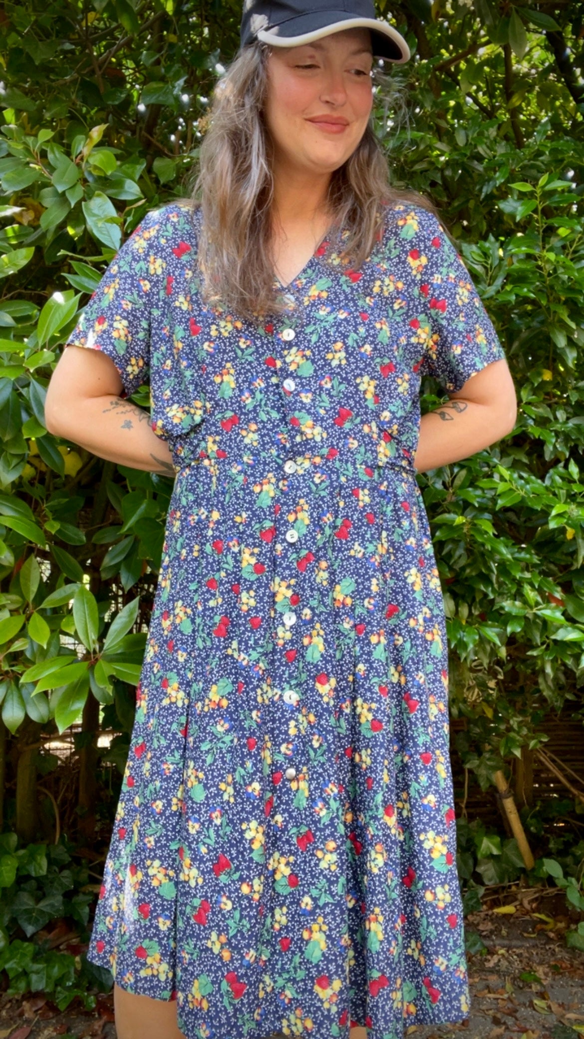 Floral Button Down Dress