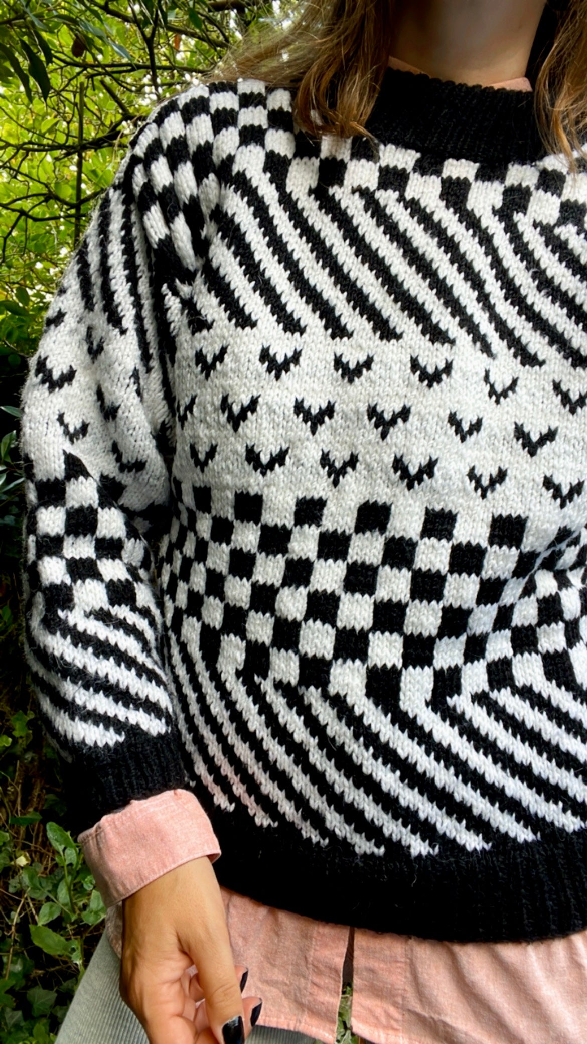 B&W Pattern Jumper