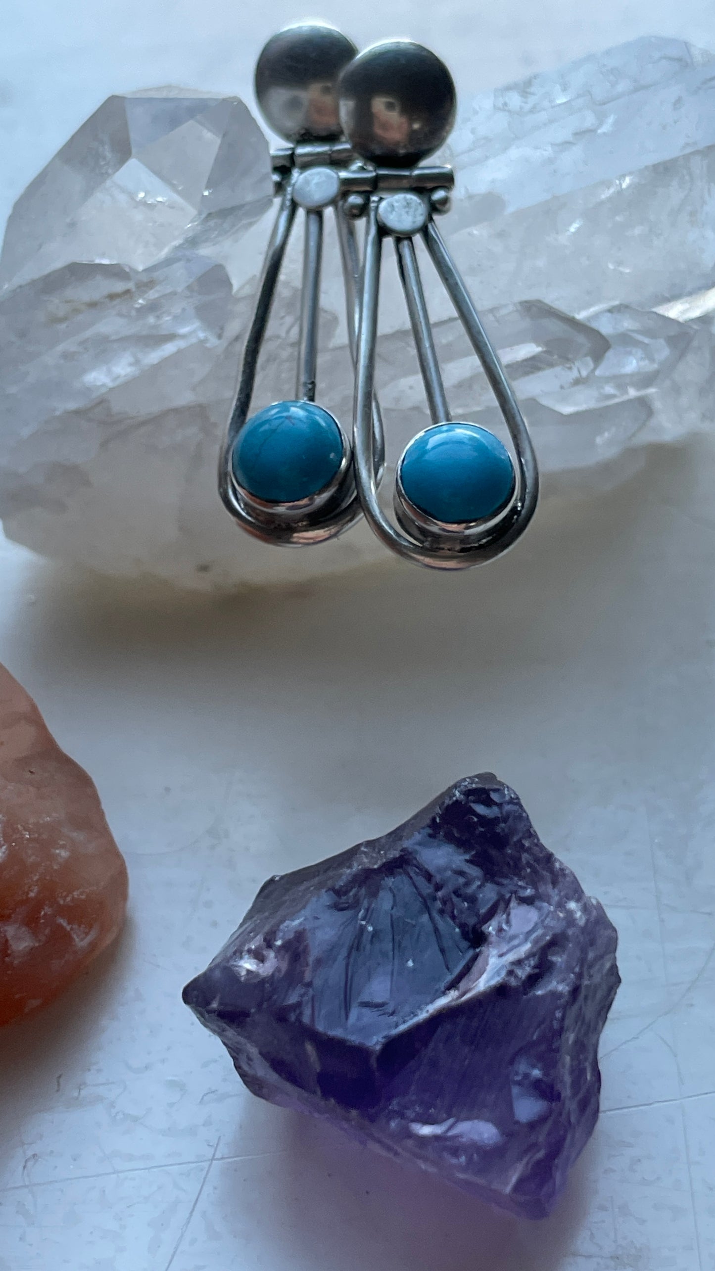 Drop Studded Earrings