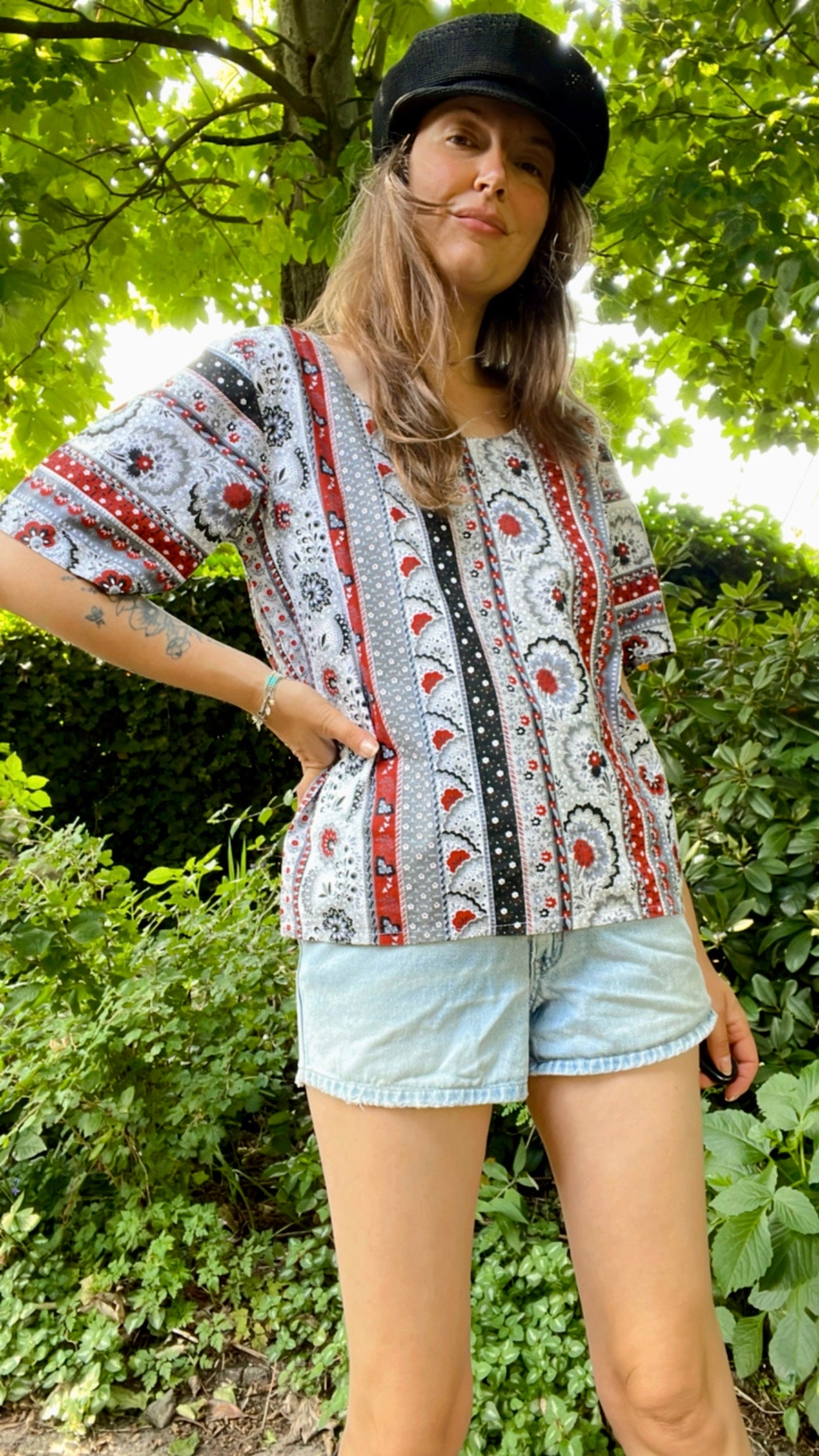 Provence Print Top