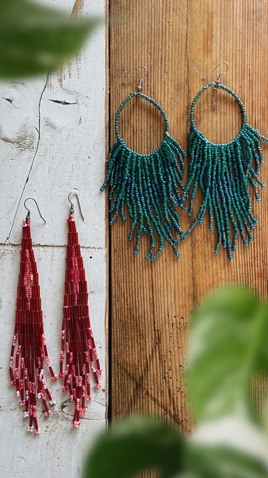 Boho Beaded Earrings