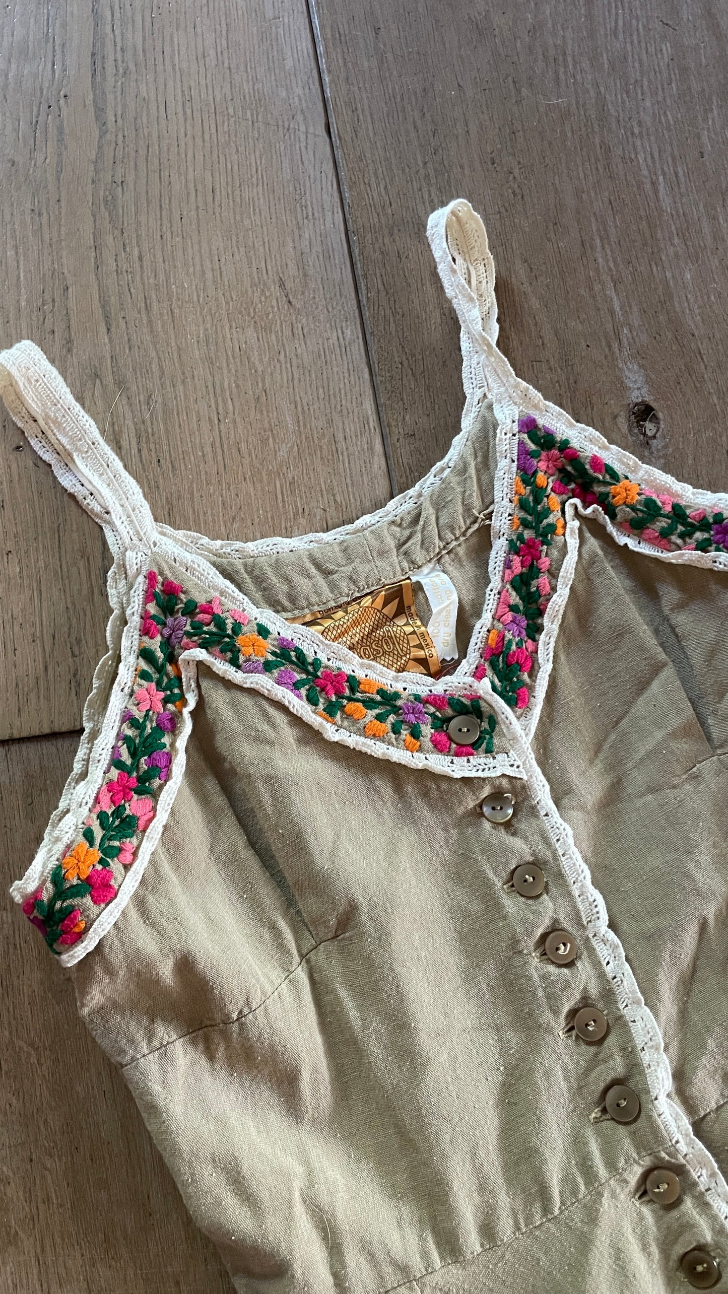 Girasol Embroidery Maxi Dress