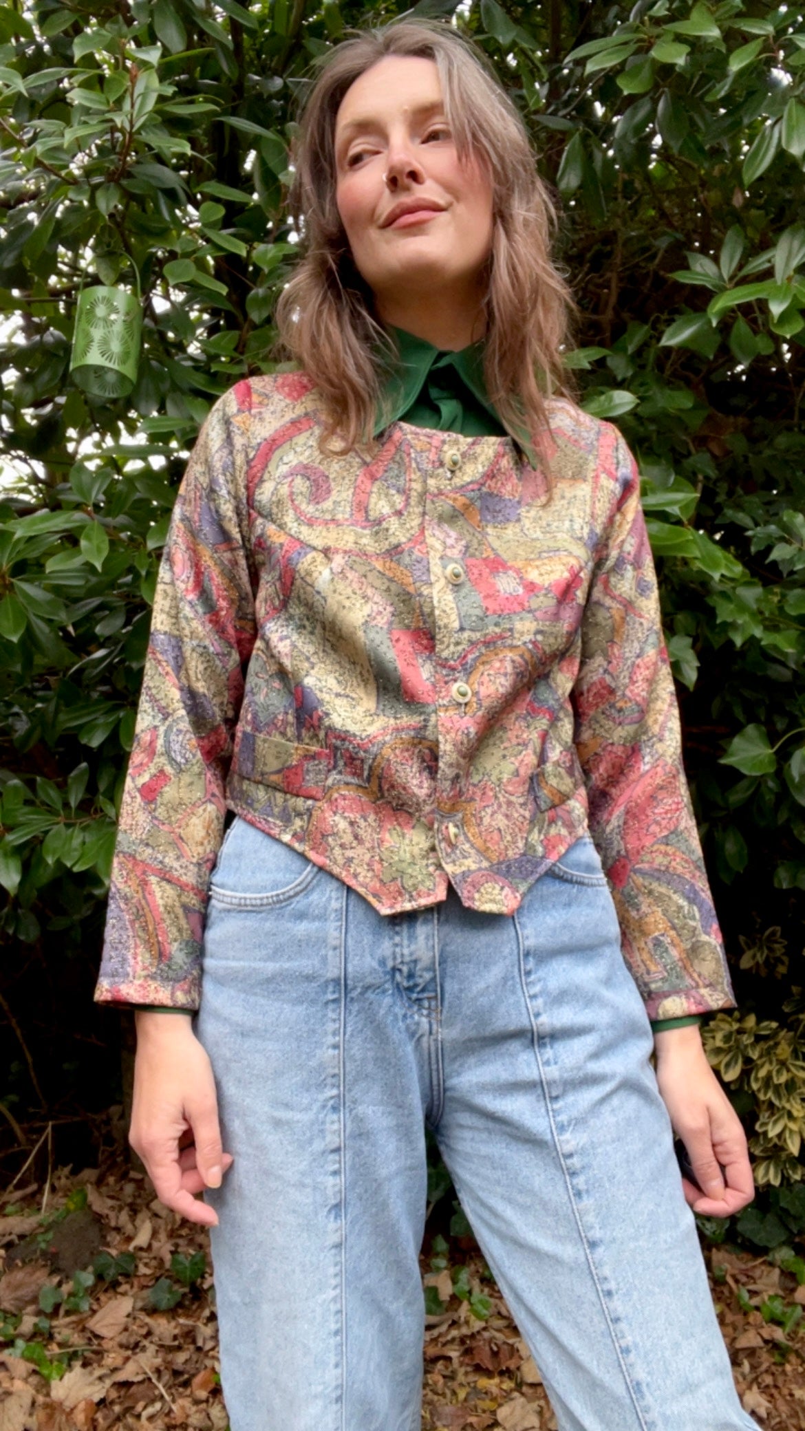 Sparkle Cropped Blazer