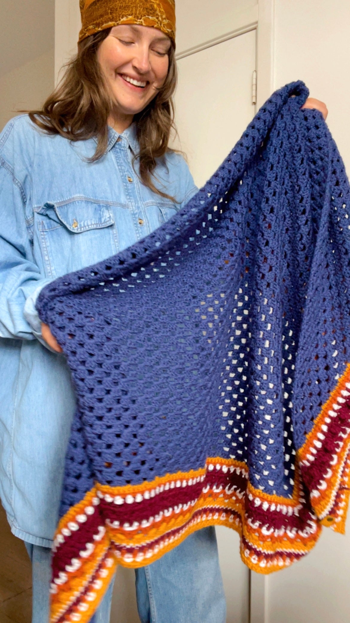 Crochet Triangle Scaf