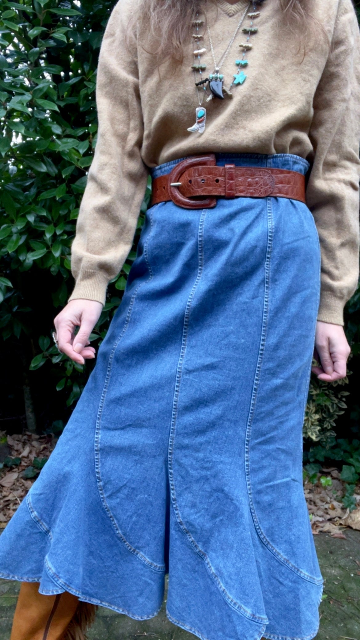Mermaid Denim Skirt