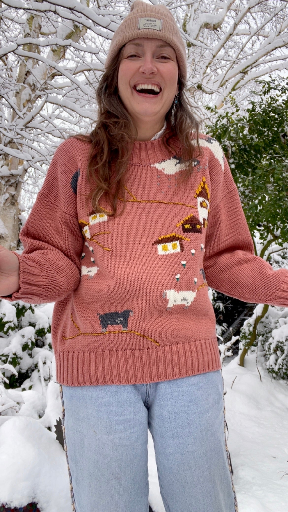Blush Cottage Jumper