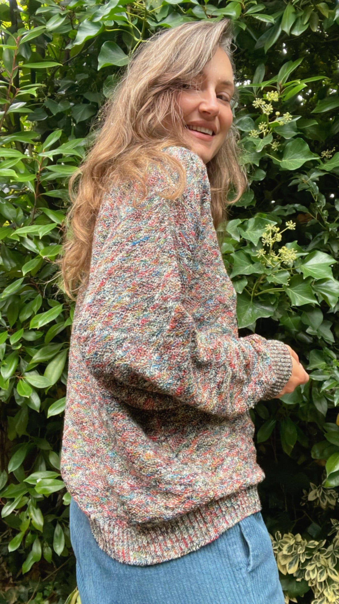 Hand Knitted Melange Jumper