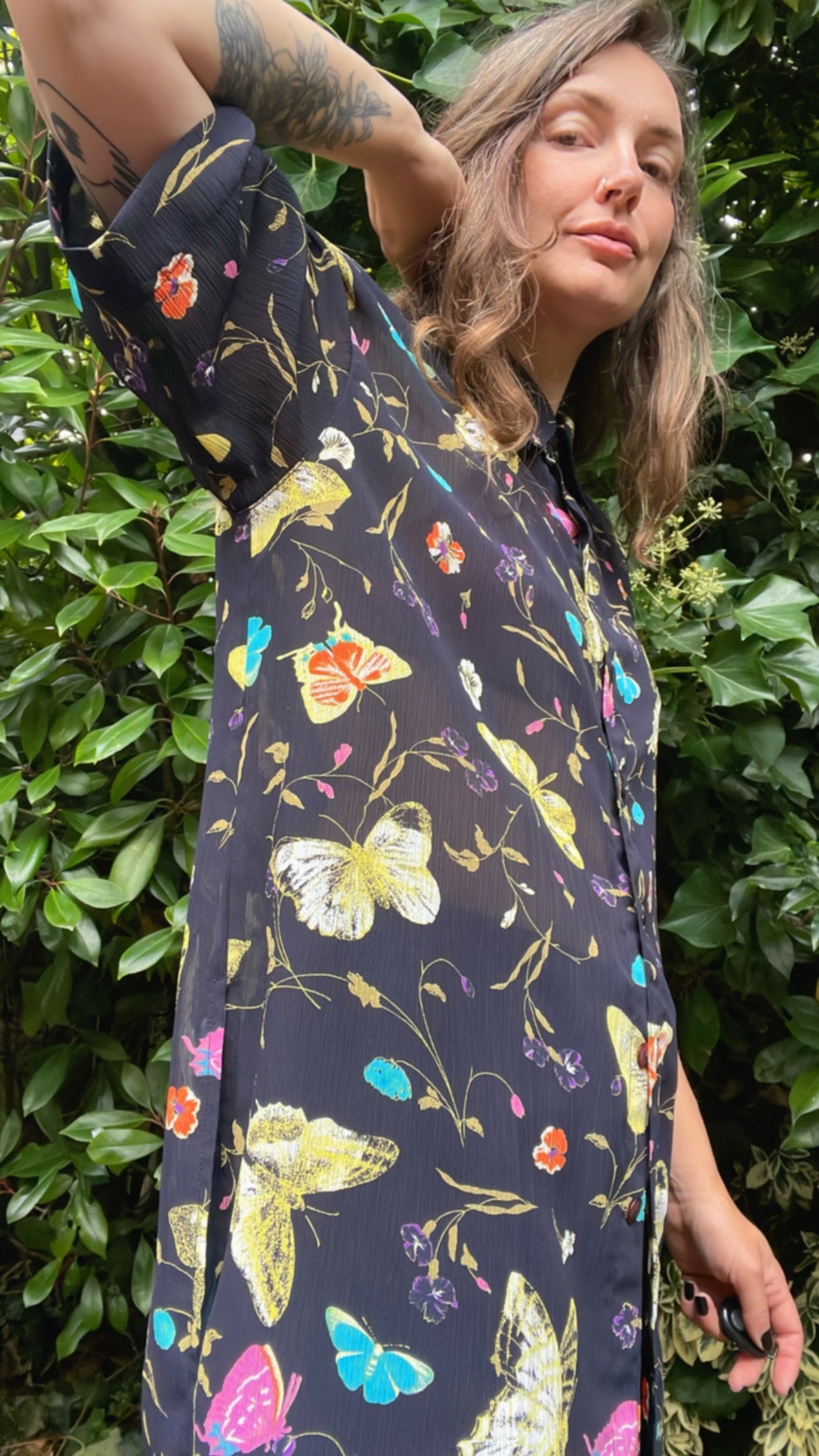 Y2K Butterfly SS Shirt