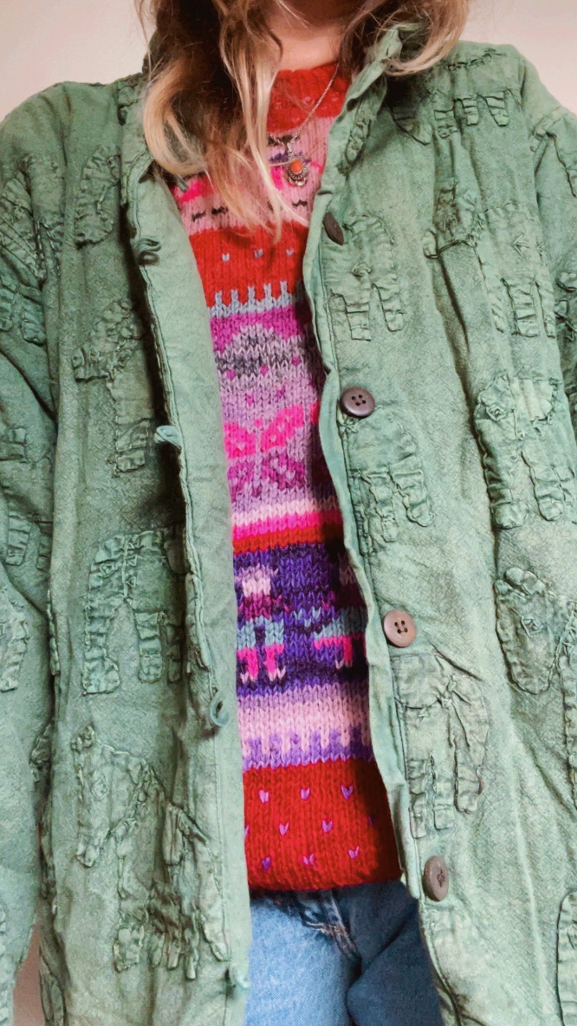 Jade Kantha Jacket