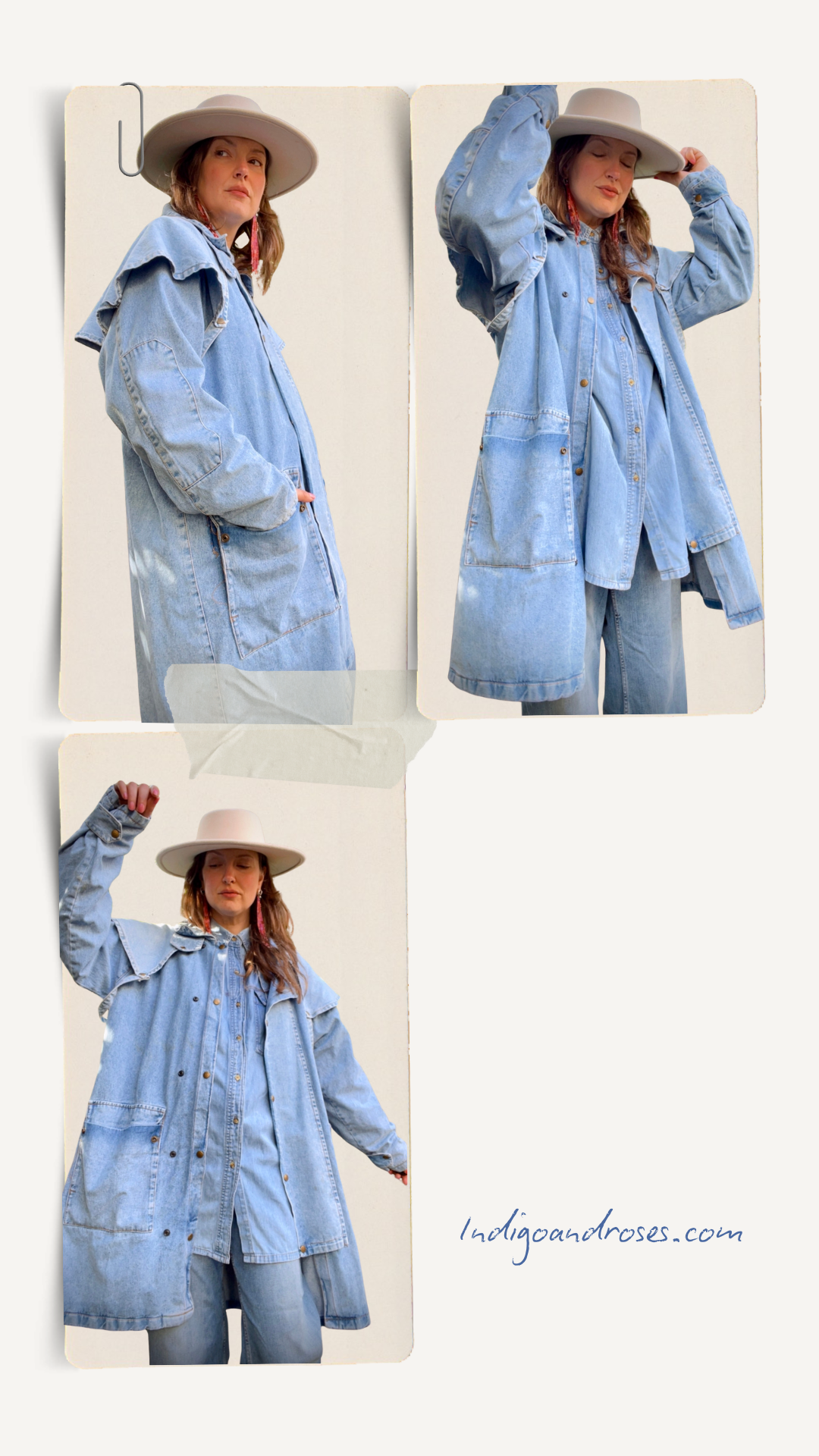 Oversized Denim Shirt