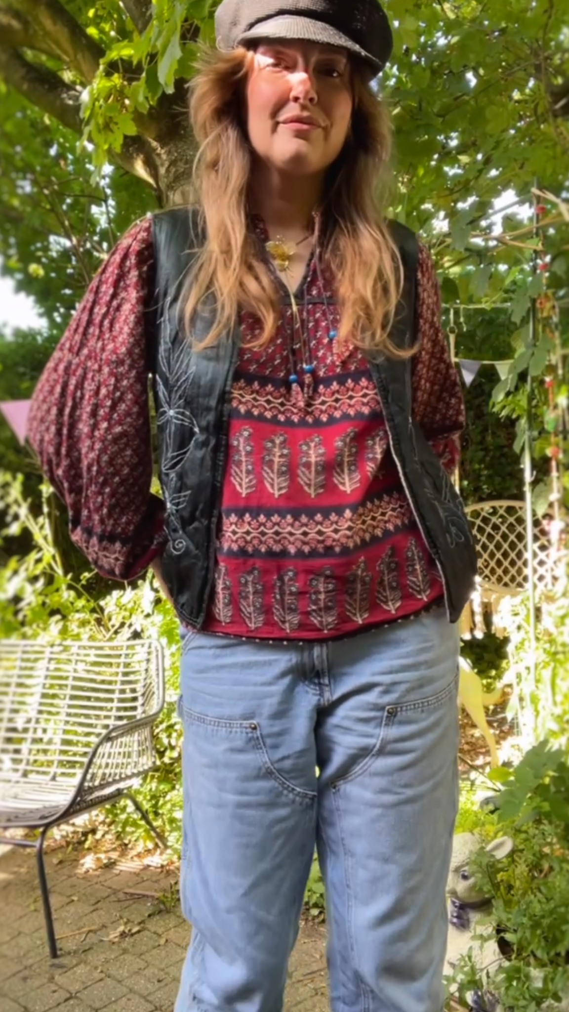 Block Print Top