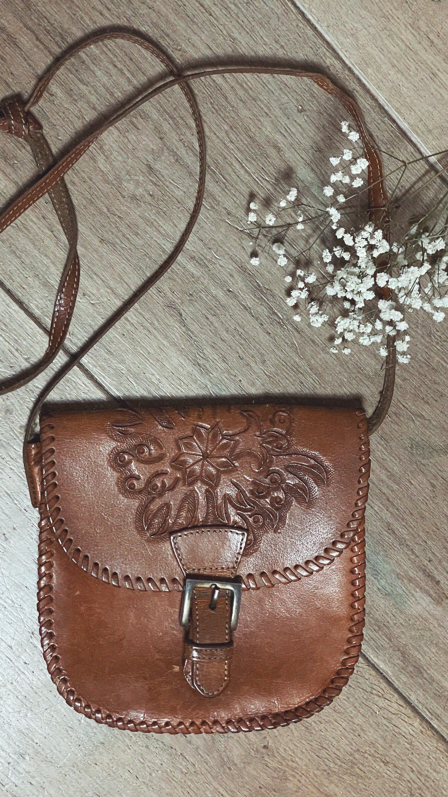 Tooled Leather Purse