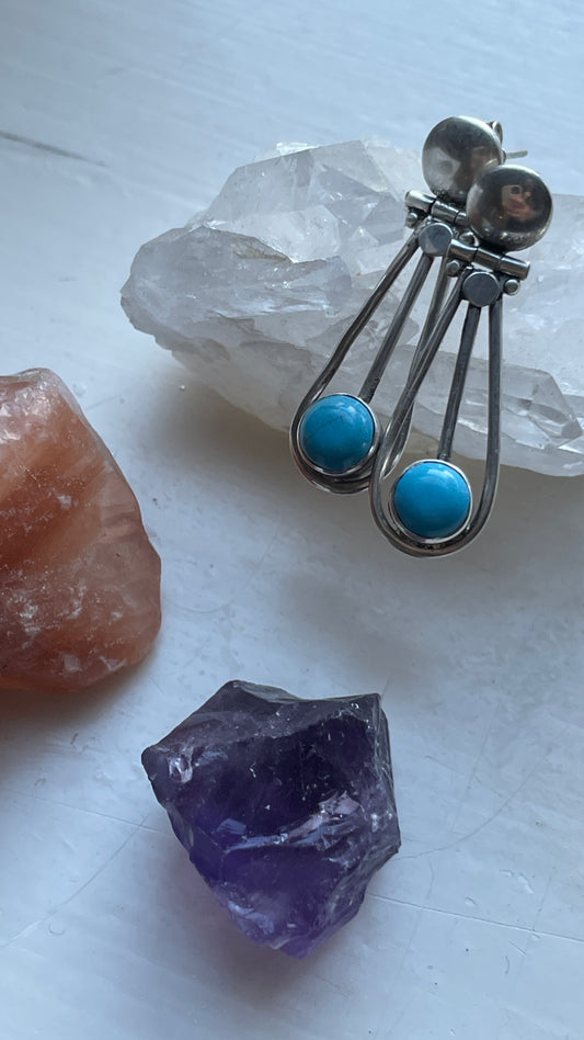 Drop Studded Earrings