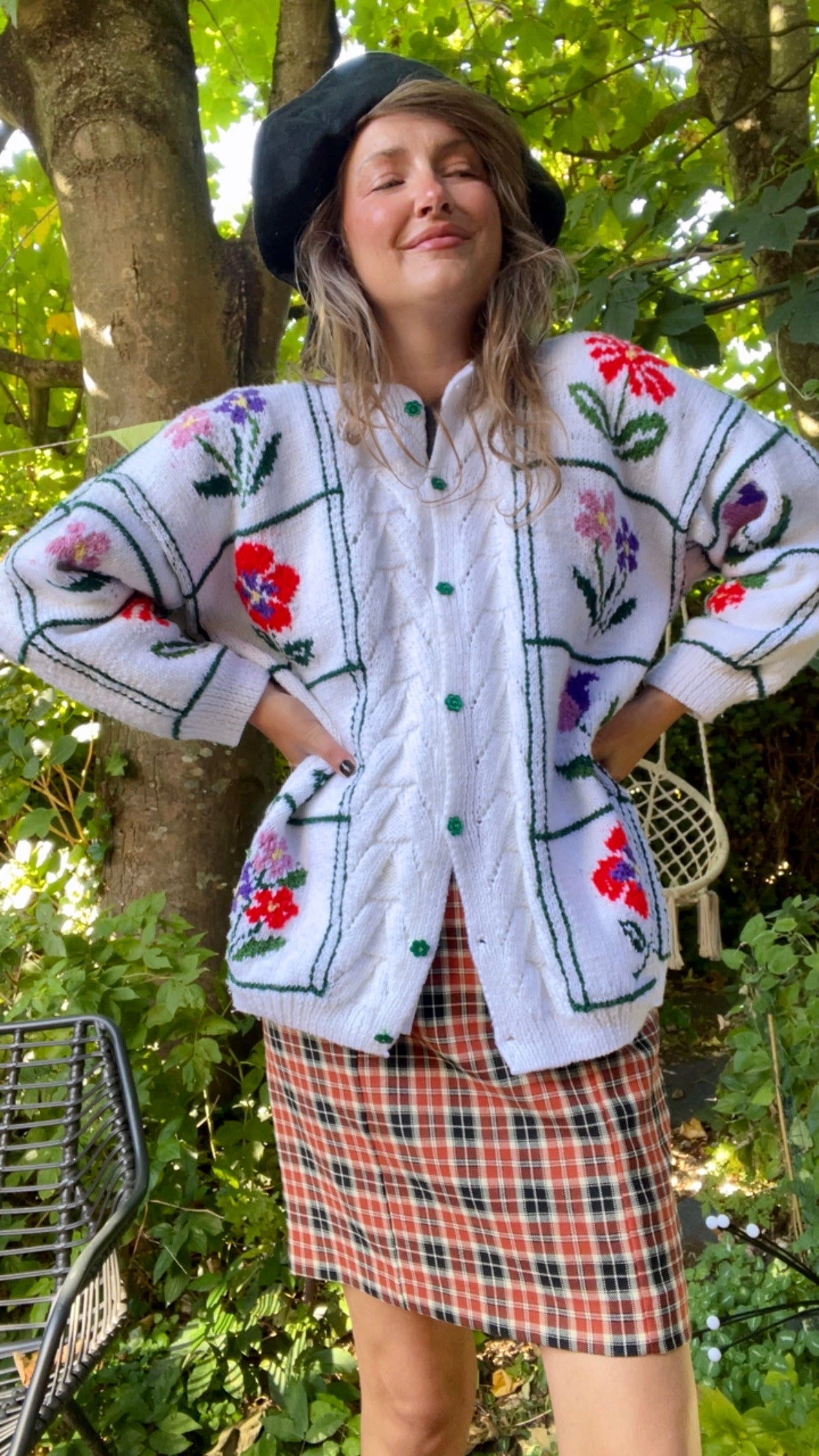 Flower Novelty Cardigan