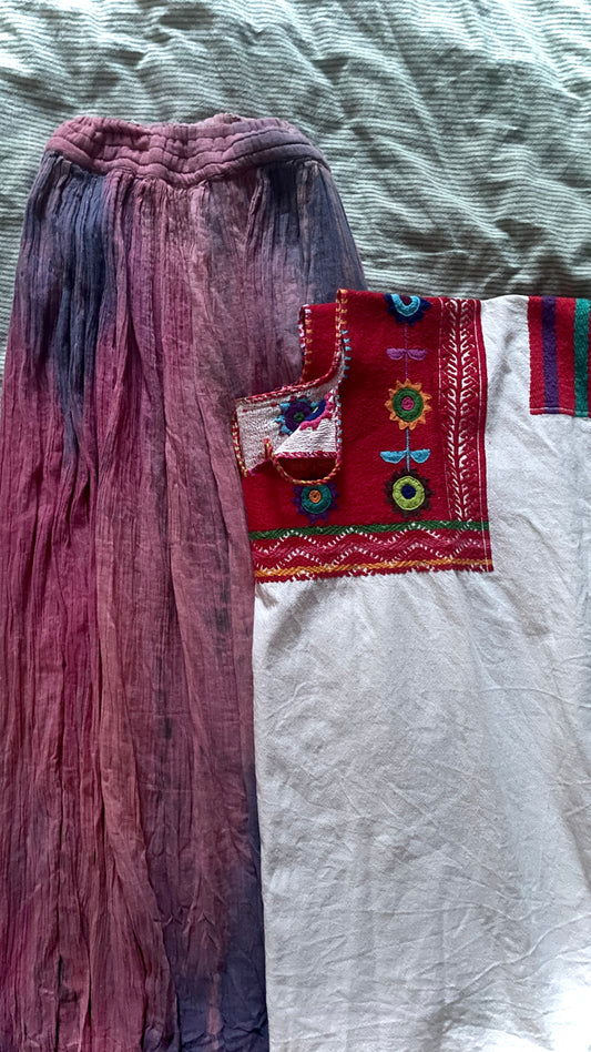 Huipil Flower Top