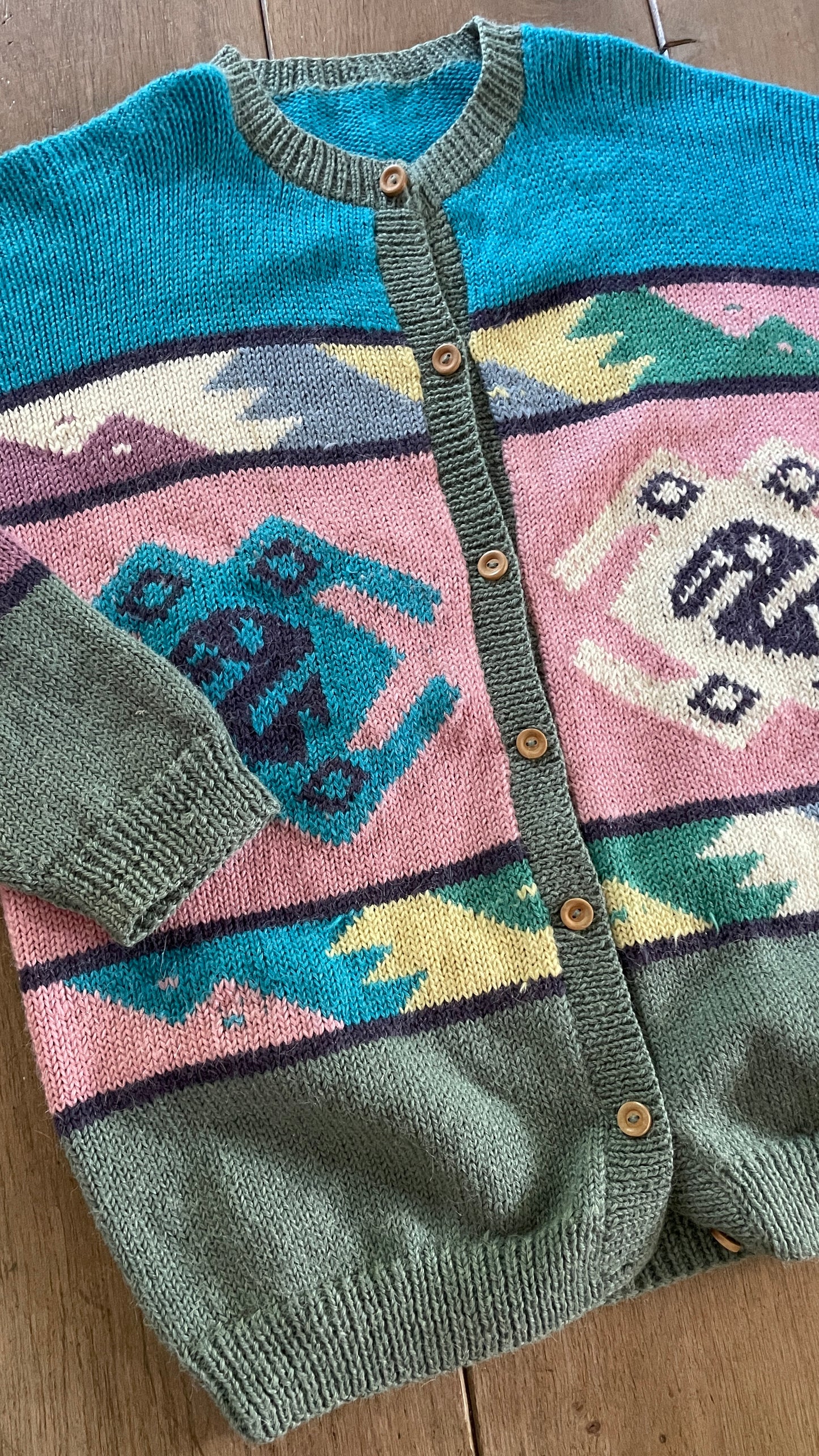 Wool Pastel Cardigan