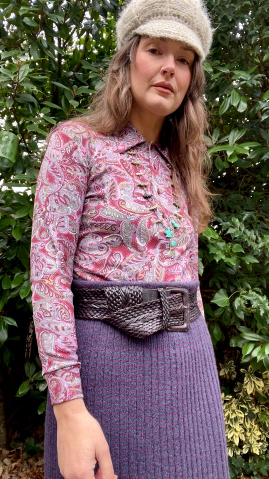 70s Paisley Bodystocking