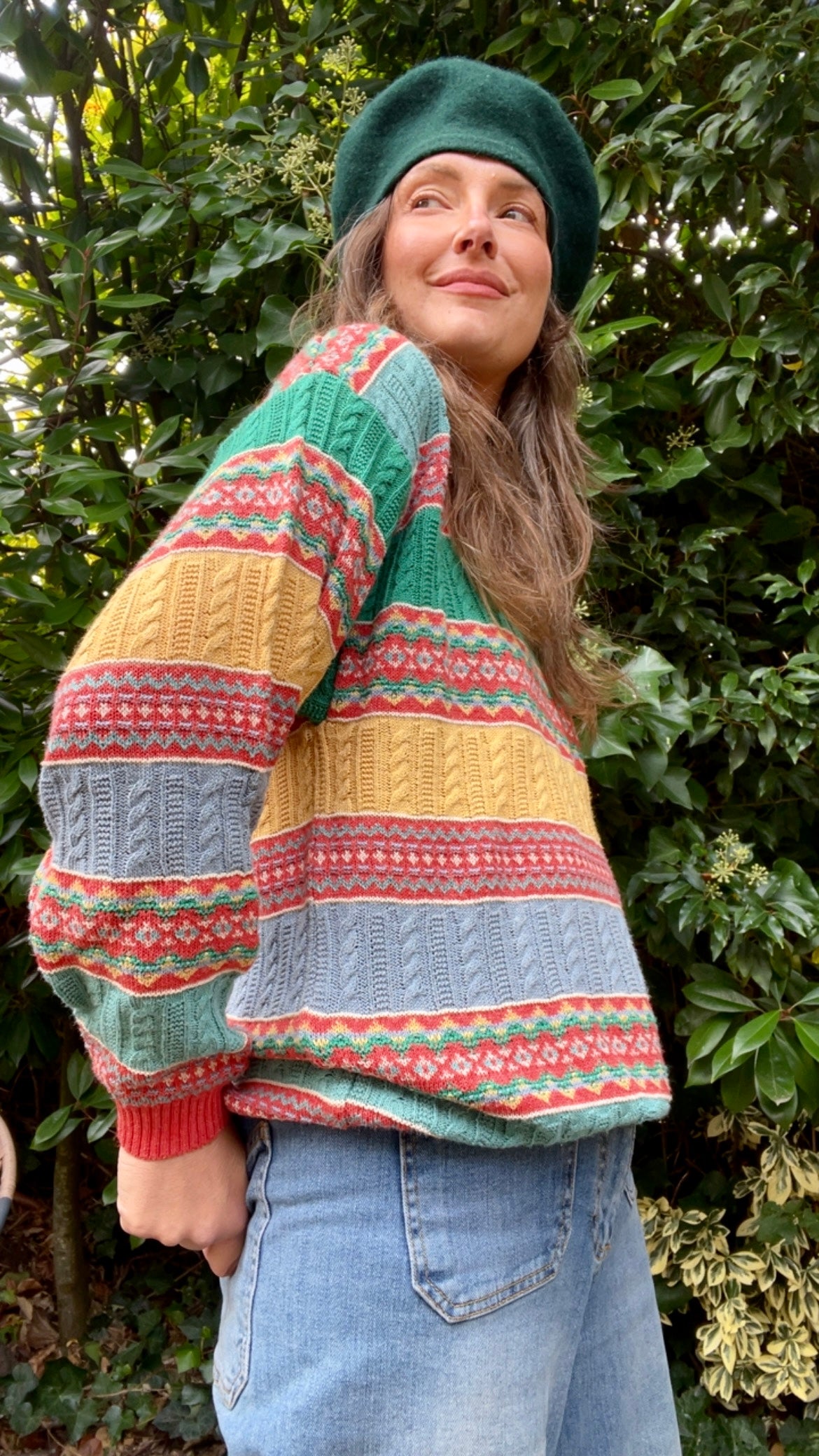 Colorful Pattern Jumper