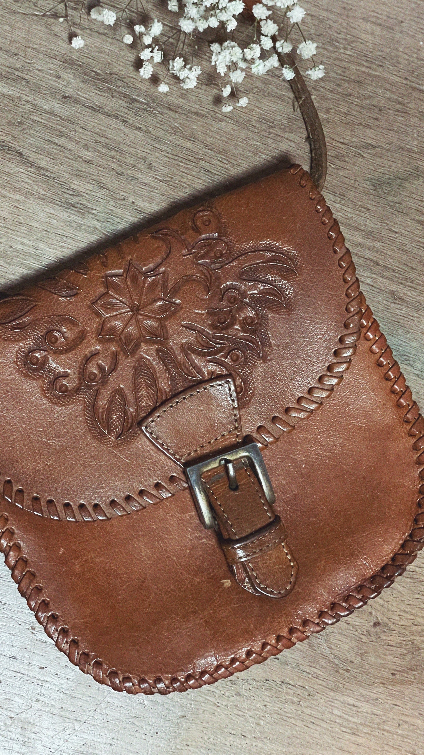 Tooled Leather Purse