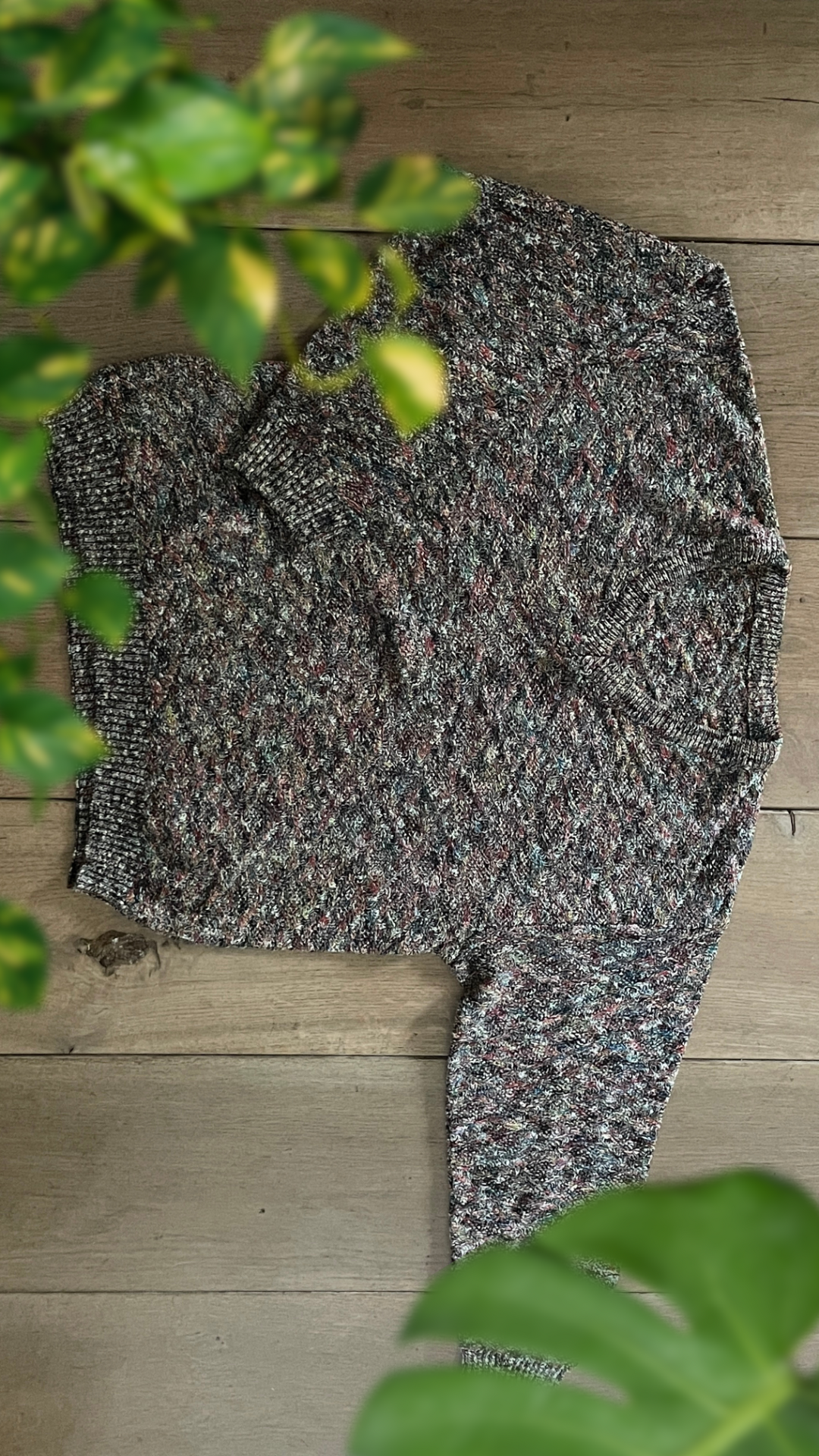 Hand Knitted Melange Jumper