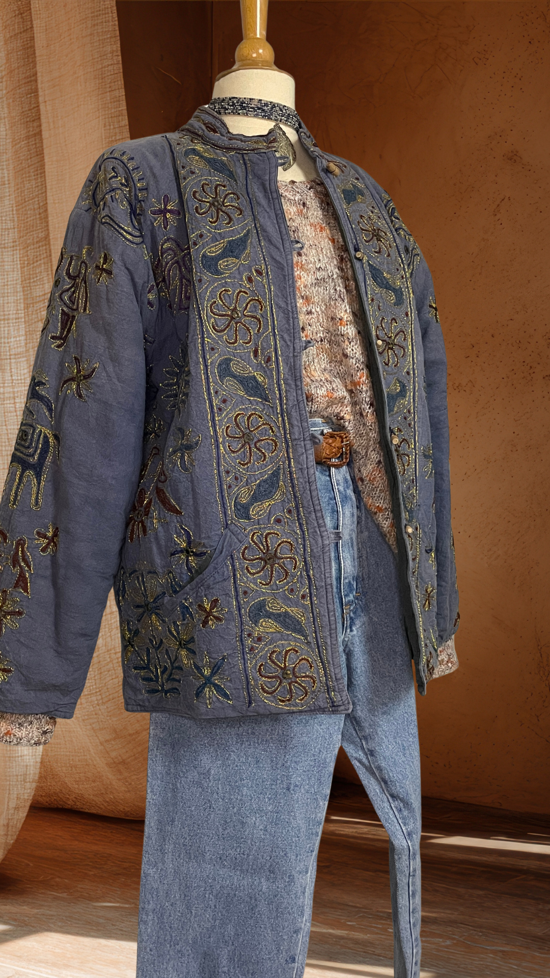 Padded Kantha Jacket