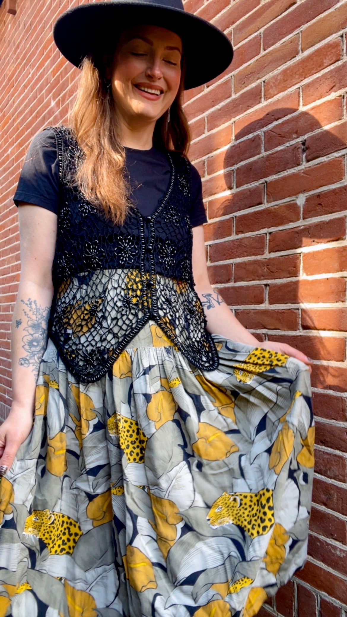 Jaguar Midi Skirt