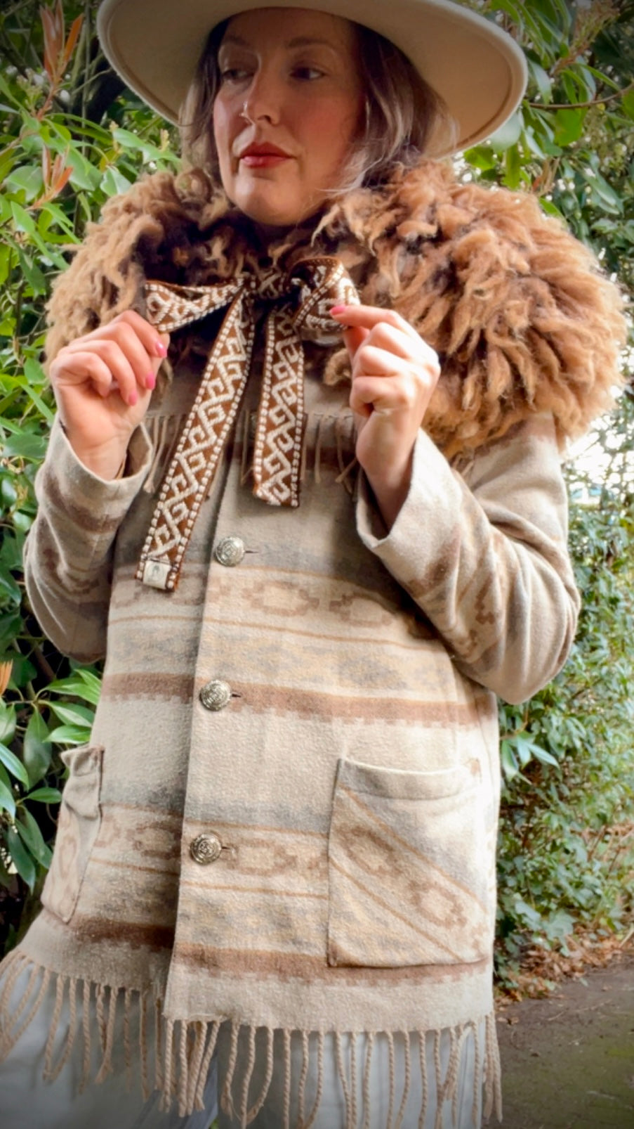 Reworked • XL Shearling Collar