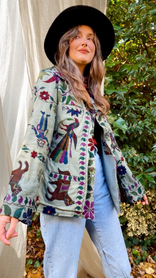 Suzani Embroidered Blazer